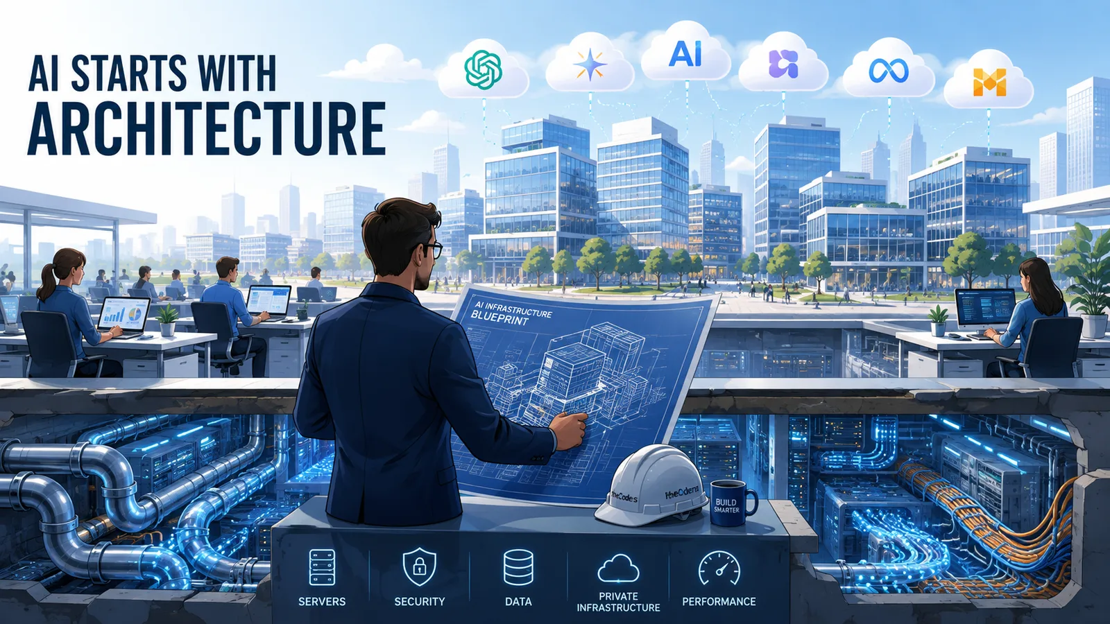 AI nu este software, ci o infrastructură de business construită în jurul proceselor și datelor companiei